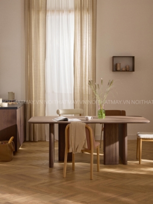 Hình ảnh cho bài viết Top 10 mẫu bàn ăn style Japandi "gây bão" năm 2026